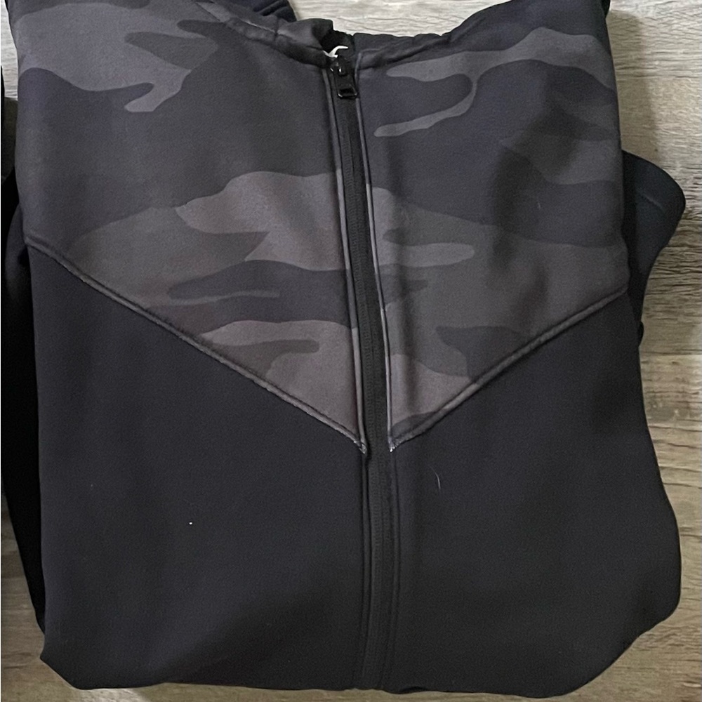 Hollister Black Camouflage Jacket